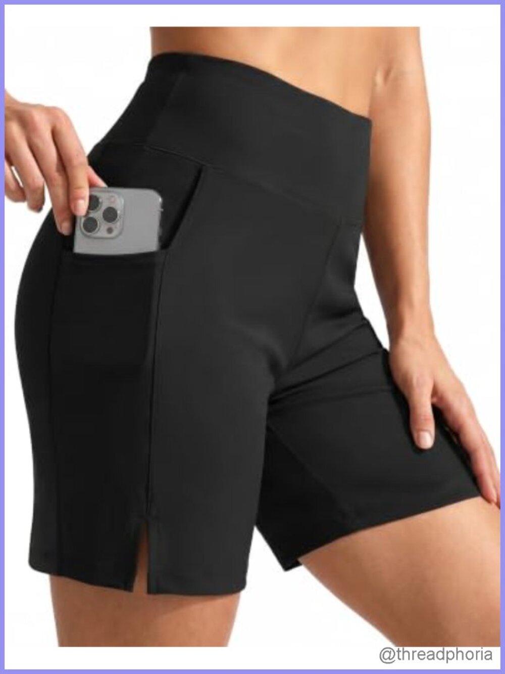 Women Swim Shorts 5 Inch High Waist Stretch Quick Dry Board Shorts Built-in